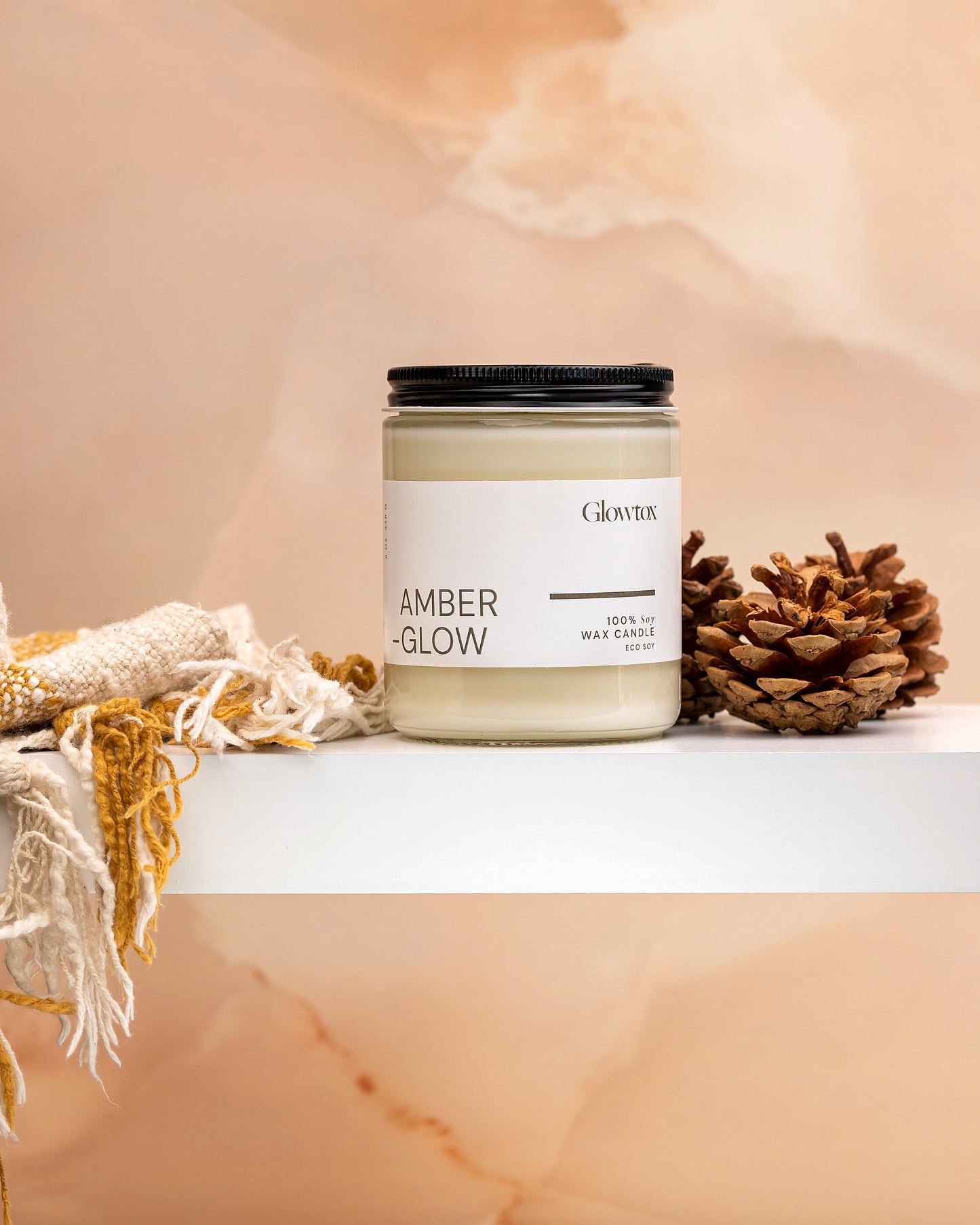 Amber Glow - 100% Soy Wax Candle